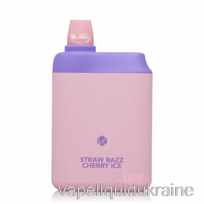Vape Liquid Ukraine Kadobar x PK Brands PK5000 Disposable Straw Razz Cherry Ice